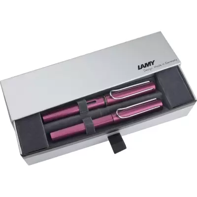 LAMY Al-Star Dolma & Roller Kalem Seti Mor Siyah 29-M-329