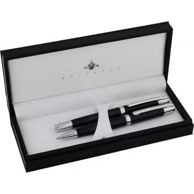 STEELPEN Serra Dolma & Tükenmez Kalem Seti Siyah 800-1DT