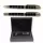 STEELPEN Serra Dolma & Tükenmez Kalem Seti Siyah Üstü Beyaz Sedef İşlemeli Gold 800-42