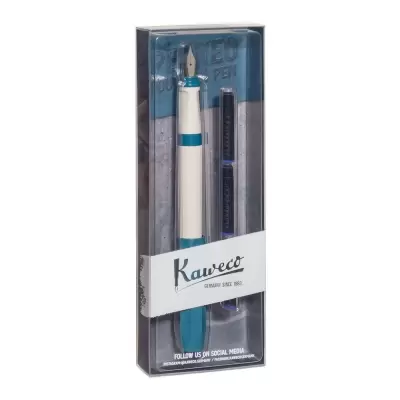 KAWECO Perkeo Dolma Kalem Set Krem Turkuaz 