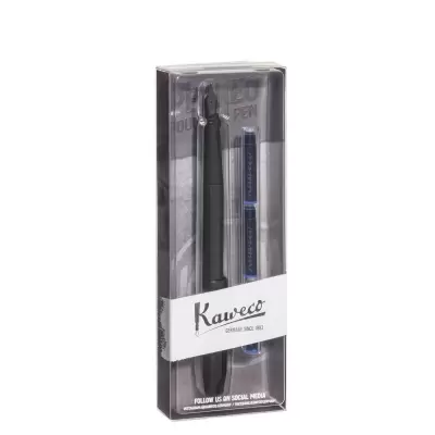 KAWECO Perkeo Dolma Kalem Set Mat Siyah 