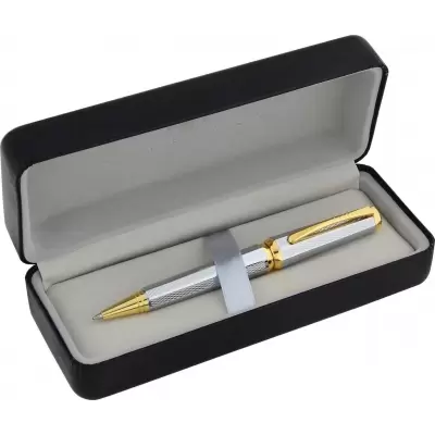 STEELPEN Giza Tükenmez Kalem Gold Krom Desenli 925