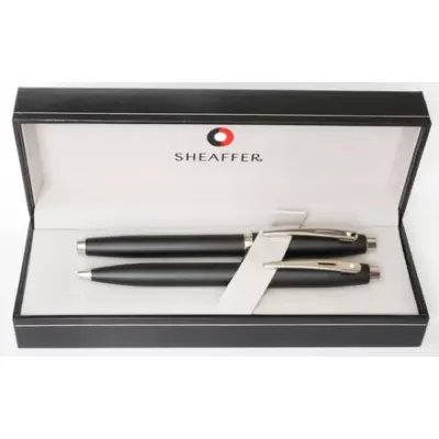 SHEAFFER 100 Serisi  Dolma & Tükenmez Kalem Seti Mat Siyah 9317-9