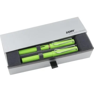 LAMY Safari Dolma Kalem & Roller Kalem Seti Yeşil 13EY-M-313EY