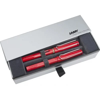 LAMY Safari Dolma Kalem & Roller Kalem Seti Kırmızı 16-M-316
