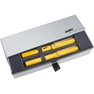 LAMY Safari Dolma Kalem & Roller Kalem Seti Sarı 18-M-318