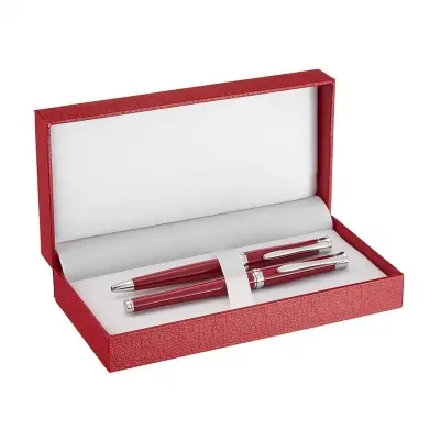 STEELPEN Lemans Dolma & Tükenmez Kalem Seti Kırmızı 812