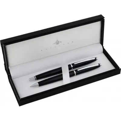 STEELPEN Oscar Roller & Tükenmez Kalem Seti Siyah 2402RT