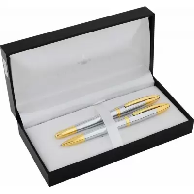 STEELPEN Venüs Dolma & Tükenmez Kalem Seti  Gold Krom 176DT