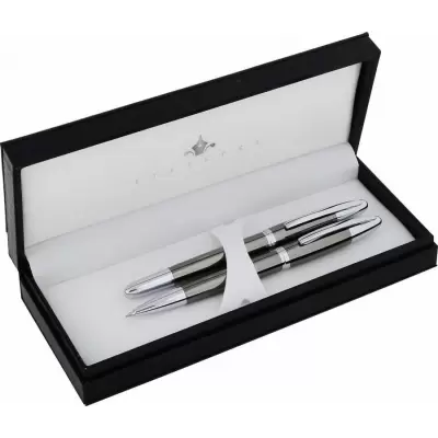 STEELPEN Venüs Dolma & Tükenmez Kalem Seti Krom Füme 179DT