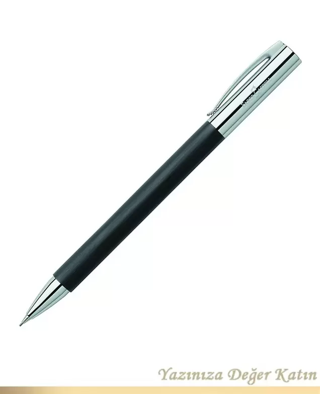 FABER-CASTELL Ambition Mekanik Kurşun Kalem Siyah Krom 138130