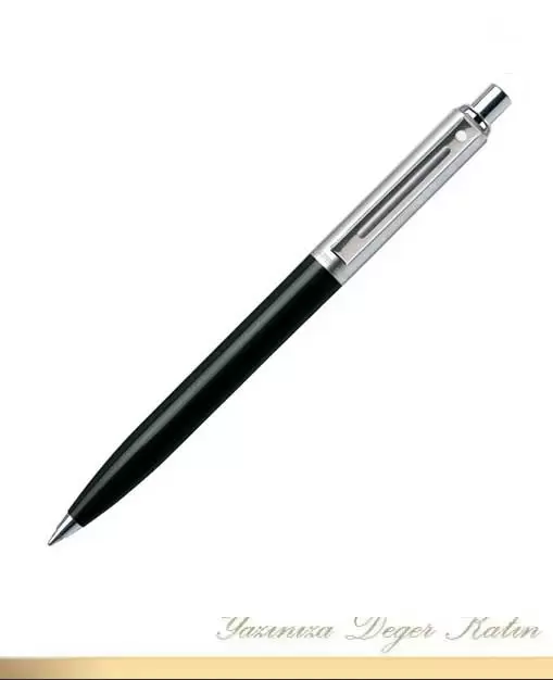 SHEAFFER Sentinel Krom Siyah Tükenmez Kalem 321-2