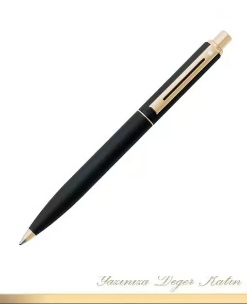 SHEAFFER Sentinel Mat Siyah Altın Tükenmez Kalem 327-2